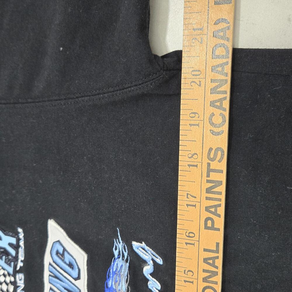 Vintage Exco T Shirt Men's Medium Racing Black Blue Tee Y2K - Picture 8 of 9